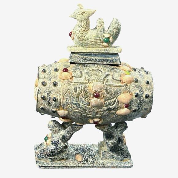 Spiritual Ceremonial Insensor Poss Asian or So American Unique Antique - Picture 1 of 11